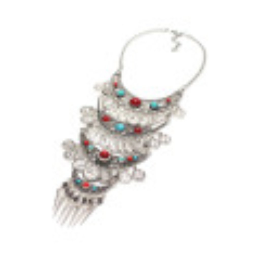 006 MultiLayer Vintage Coin Tassel Big Brand Necklace
